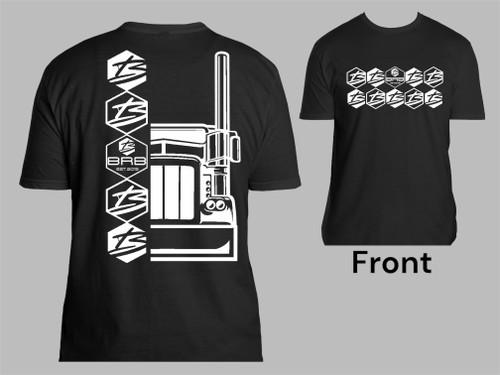 BRB Checker Peterbilt T-Shirt  (BigRig Barbie)