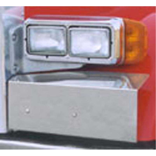 Peterbilt 379 Double Rectangular Headlight Fender Guards – Blank