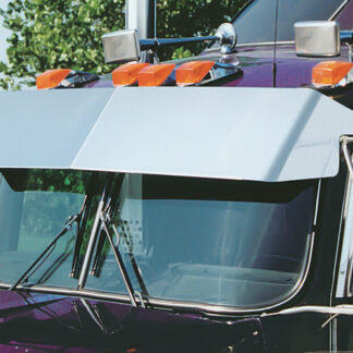 Blind Mount 13″ Drop Visor for Curved Windshield Trucks.