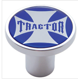 "Tractor" Air Valve Knob - Maltese Cross Sticker