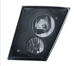 Black Fog/Driving Light Assembly For 2003-2017 Volvo VN/VNL