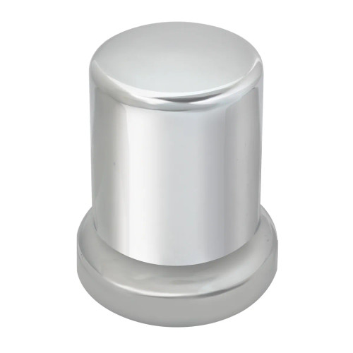 Chrome Plastic 33Mm X 2 3/8 Inch Flat Lug Nut Cover W/ Flange-Grand General-10268
