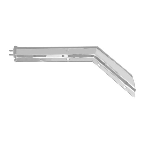 Chrome Plated 30" Long Angled Spring Loaded Mud Flap Hanger Part - 2" Bolt Spacing-Grand General-30715