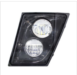 2 HIGH POWER LED BLACK DRIVING LIGHT & FOG LIGHT FOR 2003-2017 VOLVO VNL