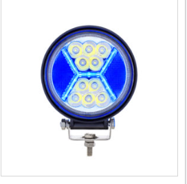 4.5" 24 High Power LED Work Light With "X" Light Guide