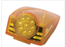 19 LED Reflector Square Cab Light