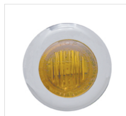 3 LED Mini Clearance/Marker Light w/ Bezel