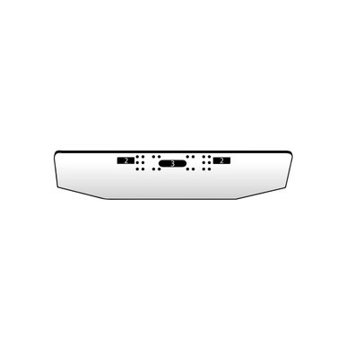 Freightliner Cabover & Conventional Flat Bumper For Model 1984 & Older | 7 Gauge..