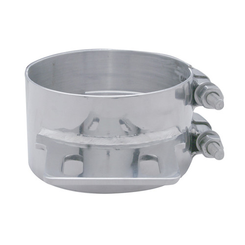 5" Stainless Steel Butt Joint Exhaust Clamp - Straight Bracket-United Pacific-10319