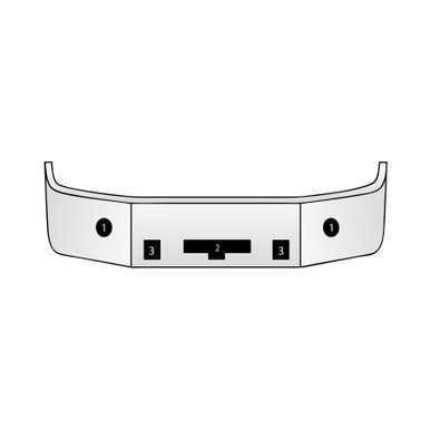 Freightliner Up To 2007 Columbia, 2005 – 2007 Century Bumper