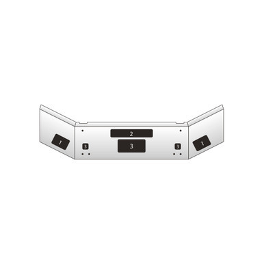Kenworth New Style T800 Setback 2004 & Newer Bumper
