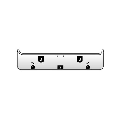 Mack CHN Set Forward Axle Bumper 2005 – 2007
