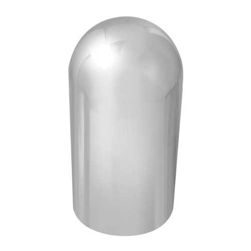 Chrome Plastic 33 mm x 4 3/16" Full Moon Lug Nut Cover-Grand General-10254