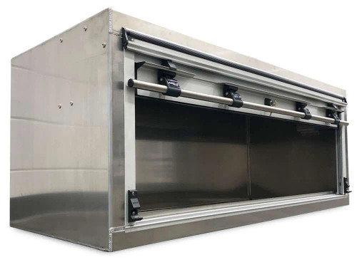 36" Wide Aluminum Roll-Up Door Toolbox - Iconic Metal Gear