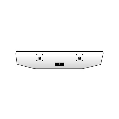International Flat Bumper For 9900 Series Model 7 Gauge