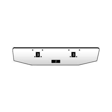 International Eagle Conventional Flat Bumper For Model 4200 & 4300 10 Gauge