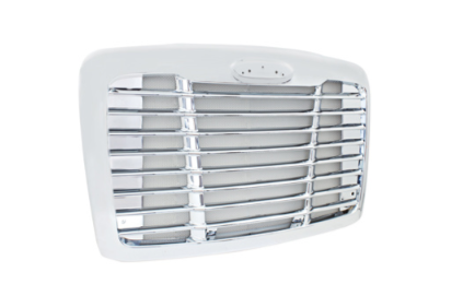 Chrome Grille With Chrome Bug Screen For 2008-2017 Freightliner Cascadia