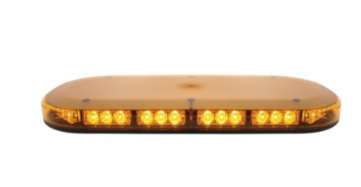 42 High Power LED Micro Warning Light Bar With Amber Lens