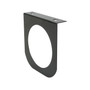 Painted Steel Single "L" Shape Mounting Bracket - Black-Grand General-81390
