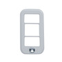 Rocker Switch Cover w/ 3 Openings w/ Smoke Diamond For Freightliner (3 Pack)