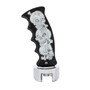 Black/Chrome Skulls Grip 13/15/18 Speed Gearshift Knob