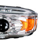 Chrome Projection Headlight W/LED Turn &amp; Position Light For 2008-15 PB 388 &amp; 2008-2020 389