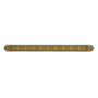 10 LED 9" Turn Signal Light Bar w/ Bezel - Amber LED/Amber Lens