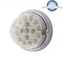 17 LED Watermelon Clear Reflector Flush Mount Kit - Amber LED/Amber Lens United Pacific 37916