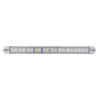 10 LED 9" Auxiliary Light Bar w/ Bezel - White LED/Clear Lens