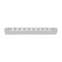 10 LED 9" Auxiliary Light Bar w/ Bezel - White LED/Clear Lens