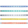 14 LED 12" Auxiliary strip Light - Amber LED/Chrome Lens