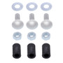 4" X 24" Chrome Standard Bottom Mud Flap Plate - Bolt Thru