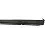 30" Black Light Duty Mud Flap Hanger (Closed End Cap) - 1 1/8" Bolt Pattern