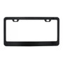 Carbon Fiber Style Wide Bottom License Plate Frame