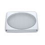 Chrome 7" X 4-7/8" Speaker Cover For Various Peterbilt Models, Snap-On