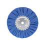 6" Blue Treated Airway Buff - 5/8" & 1/2" Arbor