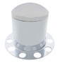 Chrome Dome Rear Axle Cover 3PC Kit w/ 1 1/2" Nut Cover - Steel Wheel