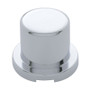 11/16" x 15/16" Chrome Plastic Flat Top Nut Cover - Push-On (10 Pack)