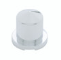 5/8" X 1 1/4" Chrome Plastic Pointed Nut Cover - Push-On