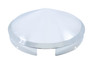 4 Even Notched Stainless Steel Pointed Front Hub Cap - 1" Lip