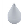 3/4" X 1 7/8" Chrome Plastic Spike Nut Cover - Push-On
