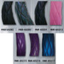 18" Black Diamond Blue Colored Stitch Steering Wheel Covers