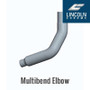 Kenworth W900 Multi-Bend Chrome Elbow - 8"-5" (Right Side)