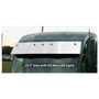 15.5” Tall Replacement Visor with (5) Combo Holes ID Pattern, Kenworth T680/880