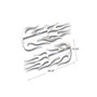 Stainless Hood Emblem Accent Flame