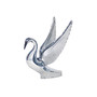 Chrome Swan Ornament