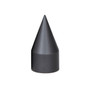 33mm X 4-1/8" Matte Black Spike Nut Covers - Thread-On (60-Pack)