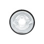 ULTRALIT- LED 5-3/4" Round Headlight With 60 LED Dual Color Light Bar, Amber & White LED - High Beam