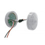 15 LED 3" Double Face Light Kit Only - Amber & Red LED/Clear Lens