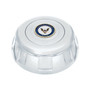 Chrome Aluminum Steering Wheel Horn Button With Metal Medallion, US Navy